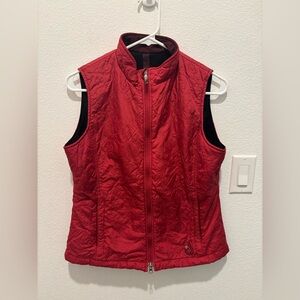 Isis Women's Quilted Red Vest Size 8